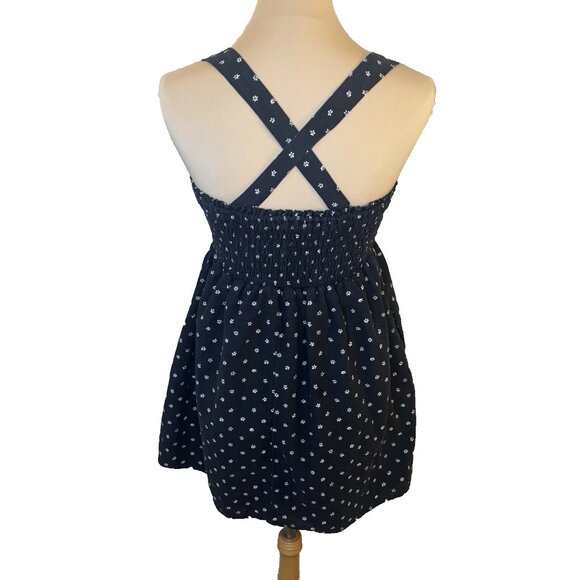 American Eagle Smocked Mini Dress Floral Print Casual Women's Size XS #246 - Picture 3 of 8